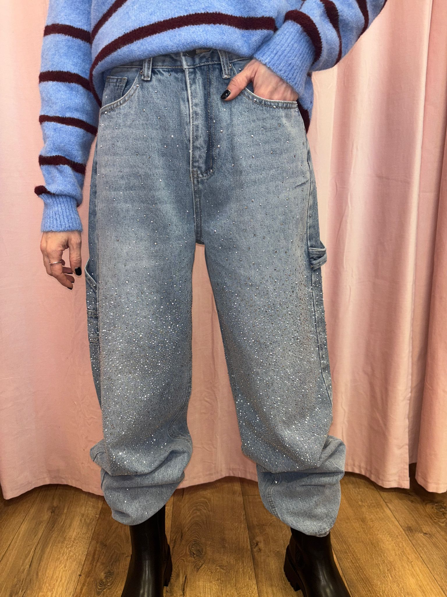 Jeans brillantini