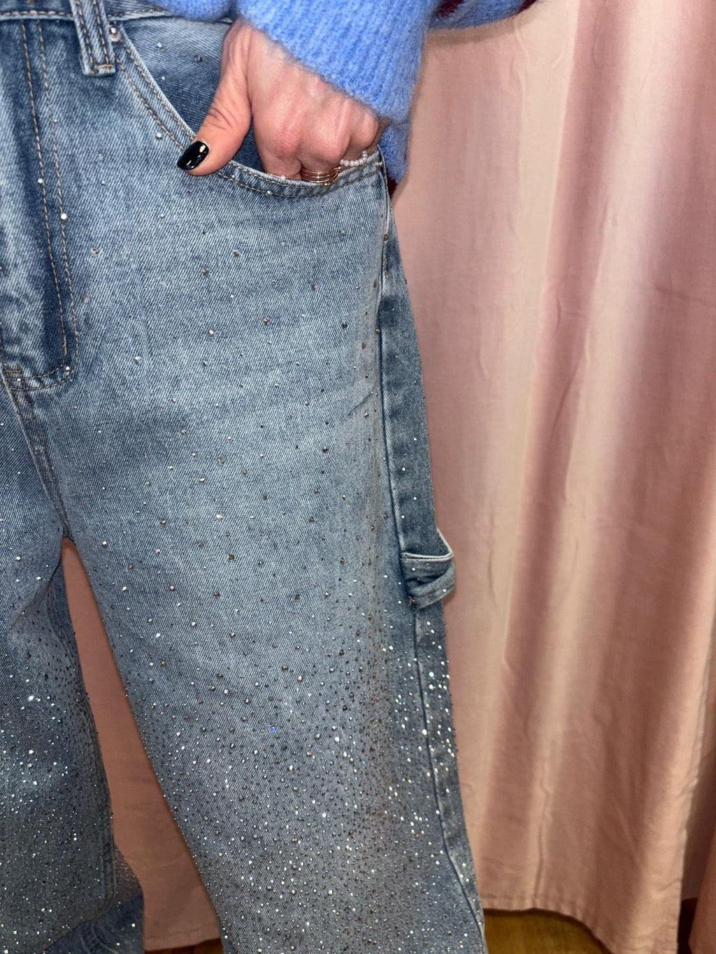 Jeans brillantini