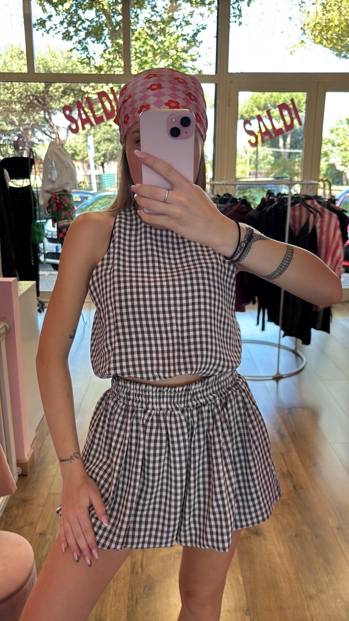 Coordinato Vichy Mini