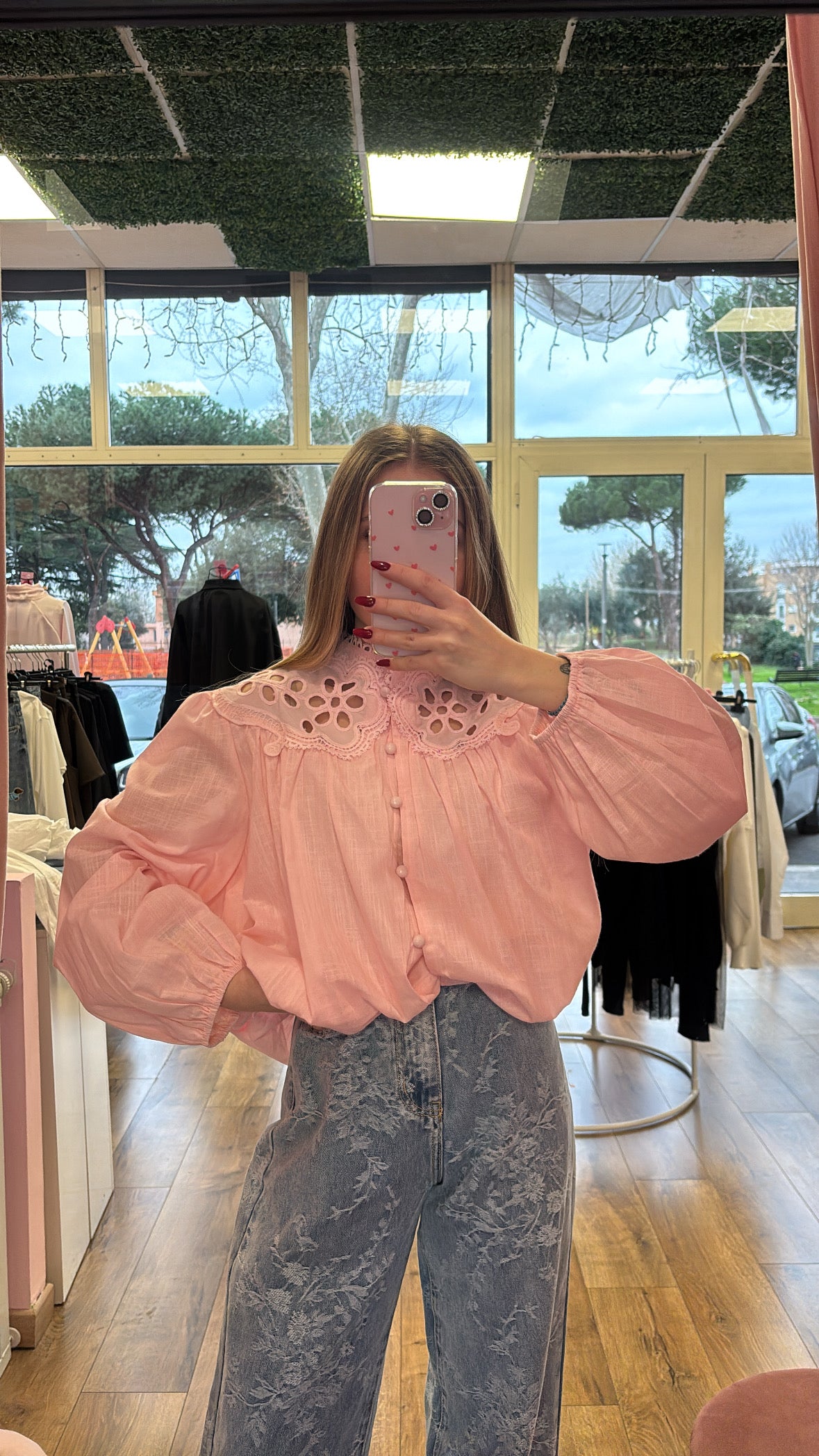 Camicia ricamo