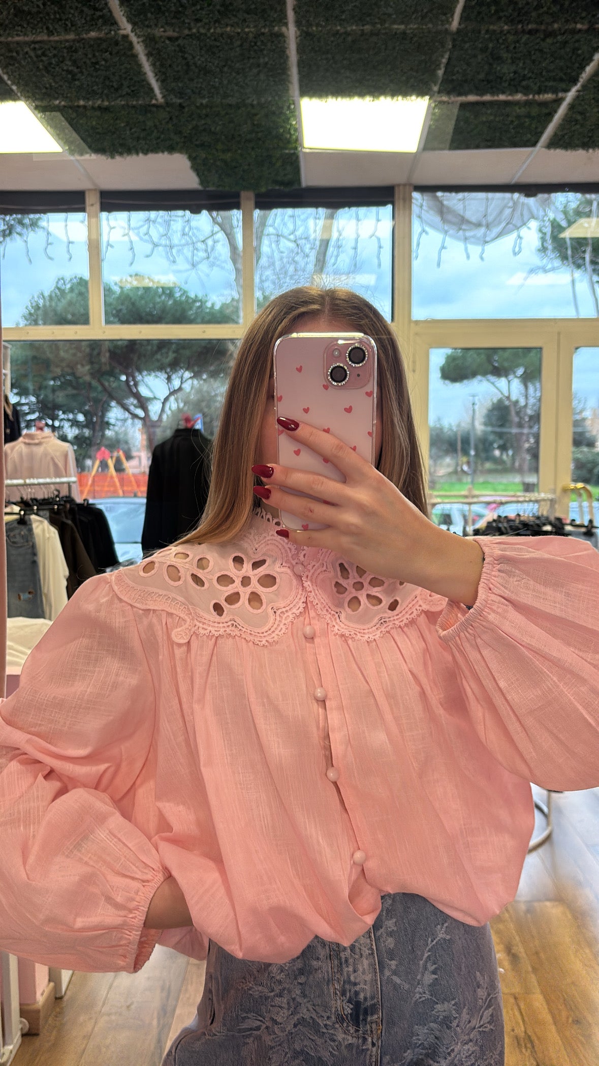Camicia ricamo