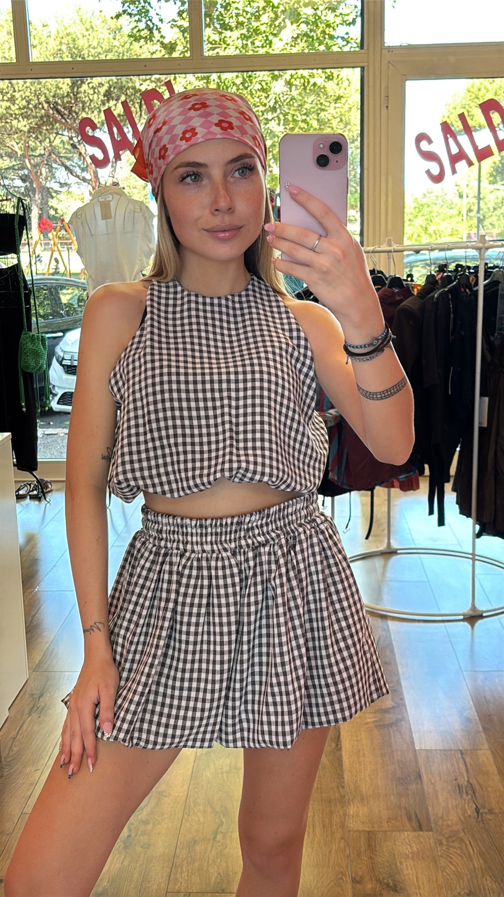 Coordinato Vichy Mini