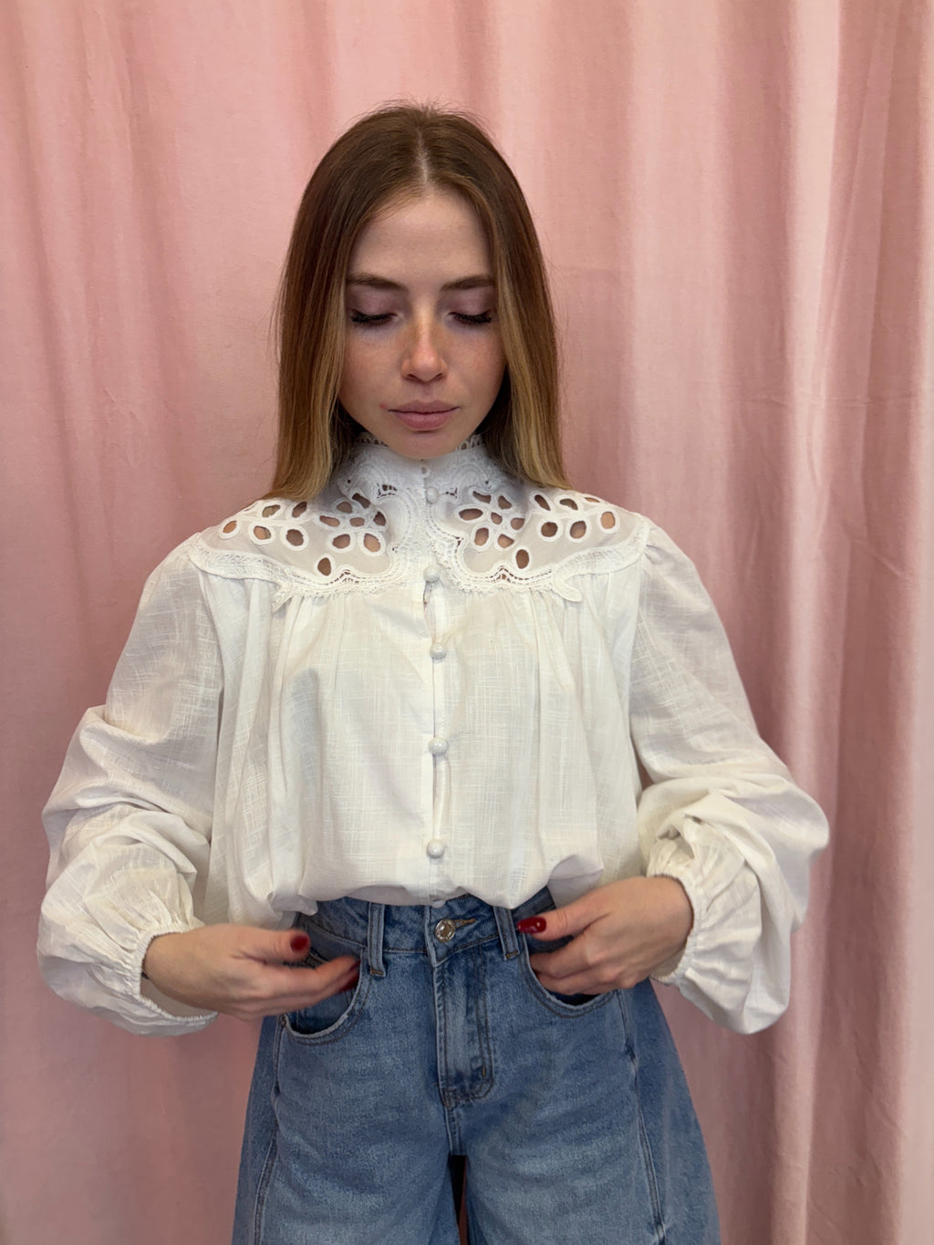 Camicia ricamo